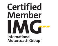 Certified International Motorcoach Group Member badge